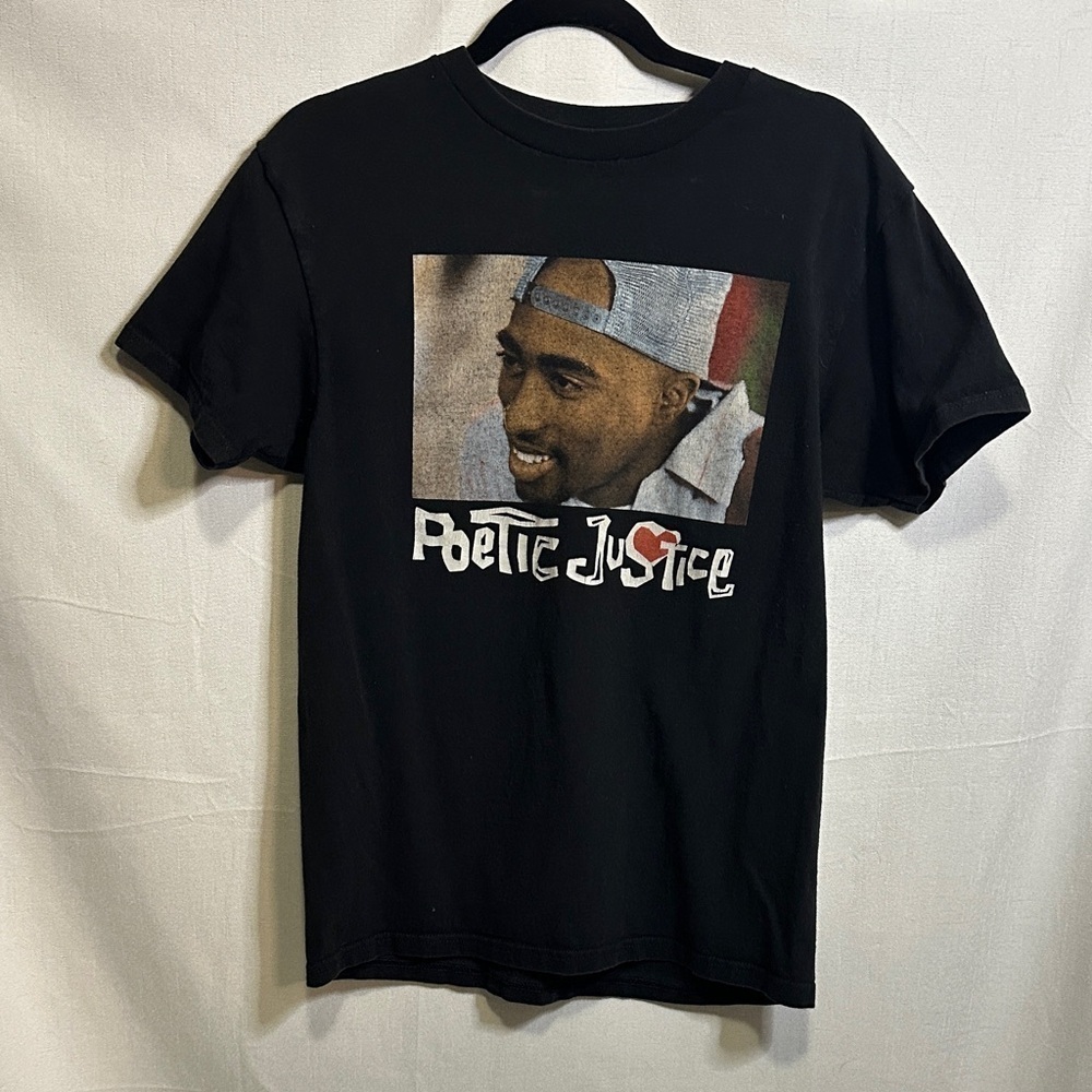 Black Tupac Tee